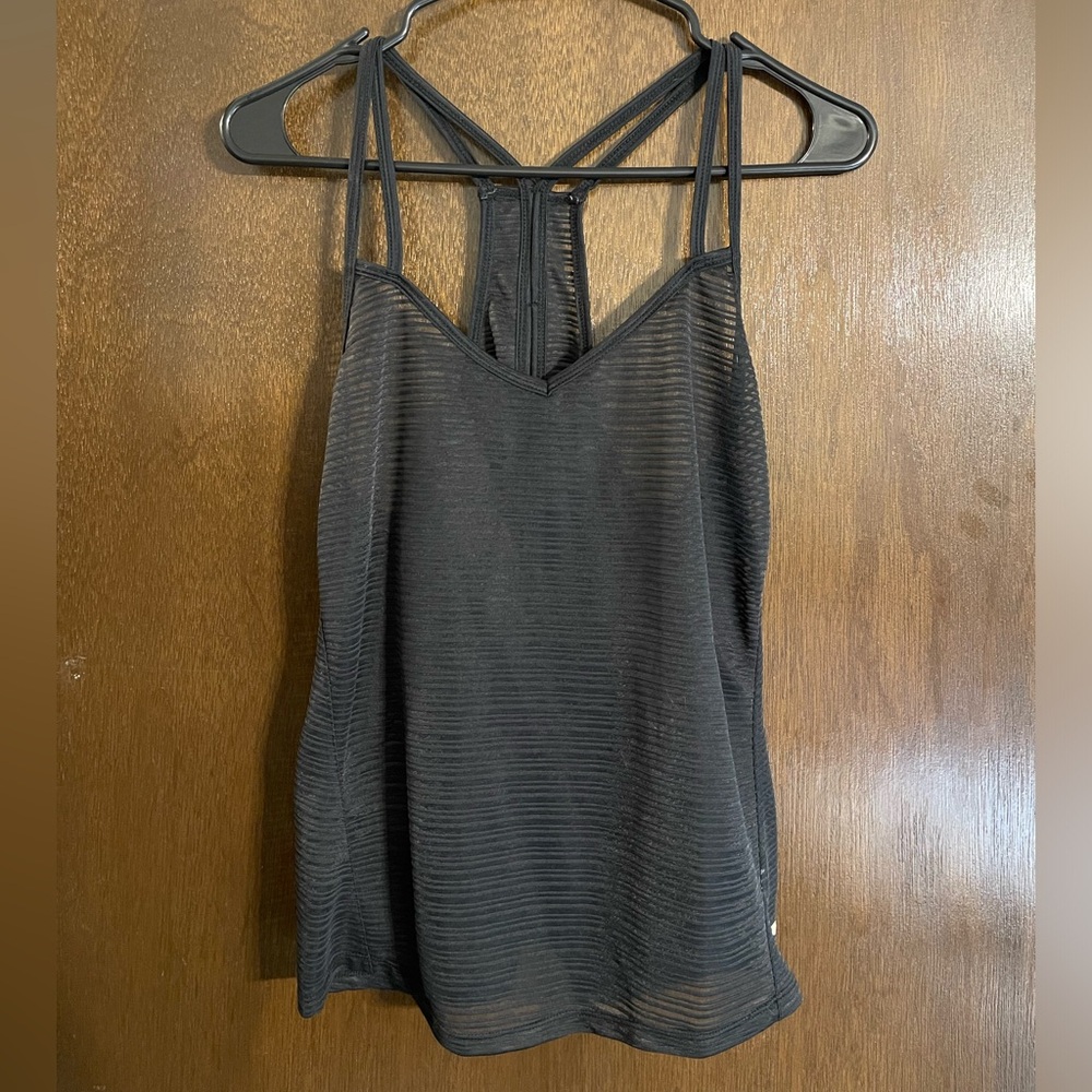 Black Work Out Top